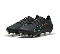 Puma - Bota de fútbol Ultra 6 Ultimate MxSG, Unisex, Black-Fizzy Light-Green Terrain, 9 UK