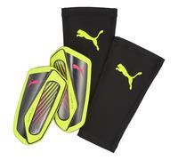 PUMA ULTRA Flex Sleeve, Espinilleras Unisex adulto, Yellow Alert-Puma Aged Silver, S