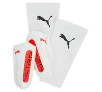 PUMA - ULTRA Light Sleeve, Espinilleras Unisexo, Yellow Alert-Puma Aged Silver, XS - 030989