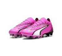 PUMA Ultra Match FG/AG WN'S, Soccer Shoe Mujer, Poison Pink White Black, 42.5 EU