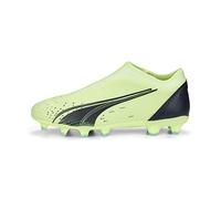 PUMA Ultra Match LL FG/AG Jr, Zapatillas de fútbol, Fizzy Light-Parisian Night-Blue Glimmer, 37.5 EU