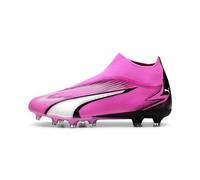 PUMA Ultra Match+ LL FG/AG, Soccer Shoe Hombre, Poison Pink White Black, 44.5 EU