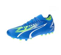 PUMA Match MG, Zapatillas de fútbol Hombre, Ultra Blue White Pro Green, 44 EU