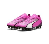 PUMA Ultra Match MXSG, Soccer Shoe Hombre, Poison Pink White Black, 45 EU