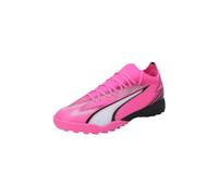 PUMA Ultra Match TT, Soccer Shoe Hombre, Poison Pink White Black, 44.5 EU