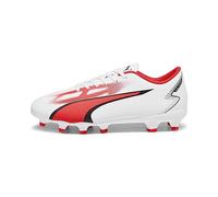 PUMA Ultra Play Fg/Ag Zapatillas de fútbol Puma Blanco-Puma Negro-Fire Orc 35
