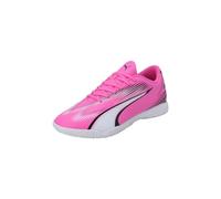 PUMA Ultra Play IT, Soccer Shoe Unisex Adulto, Poison Pink White Black, 44.5 EU