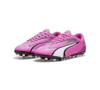 PUMA Ultra Play MG, Soccer Shoe Hombre, Poison Pink White Black, 45 EU