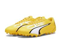 PUMA Ultra Play MG, Zapatillas Deportivas Unisex Adulto, Yellow Blaze White Black, 43 EU