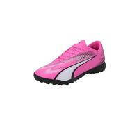 PUMA Ultra Play TT, Soccer Shoe Unisex Adulto, Poison Pink White Black, 42.5 EU