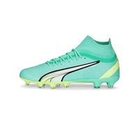 PUMA Ultra Pro FG/AG, Zapatillas Hombre, Electric Peppermint White-Fast Yellow, 44 EU