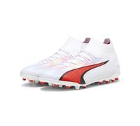 PUMA Ultra Pro MG, Zapatillas de fútbol Hombre, Blanco Black Fire Orchid, 43 EU