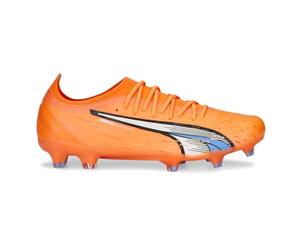 PUMA Ultra Ultimate Firm GroundArtificial Ground - Tacos de fútbol para mujer, con tacos, suelo firme, césped, color naranja, Naranja, 7