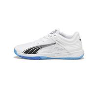 PUMA Unisex Adults Accelerate Turbo Indoor Court Shoe, PUMA White-BLUEMAZING, 40 EU