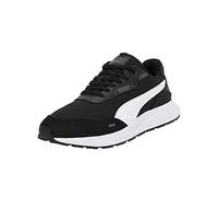 PUMA RUNTAMED, Botas de fútbol Unisex Adulto, Black White-Shadow Gray, 42 EU