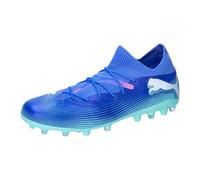 Puma Unisex Adults Future 7 Match MG Soccer Shoe, BLUEMAZING-Puma White-Electric Peppermint, 46 EU