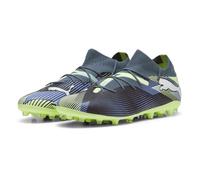 Puma Unisex Adults Future 7 Match MG Soccer Shoe, Gray Skies-Puma White-Fizzy Apple, 46 EU