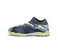 Puma Unisex Adults Future 7 Match TT Soccer Shoe, Gray Skies-Puma White-Fizzy Apple, 44.5 EU