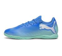 Puma Unisex Adults Future 7 Play IT Soccer Shoe, HYPERLINK Blue-Mint-Puma White, 44.5 EU