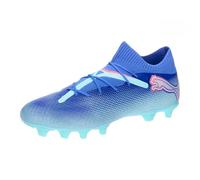 PUMA Future 7 Pro FG/AG, Soccer Shoe Unisex Adulto, Bluemazing White-Electric Peppermint, 42.5 EU