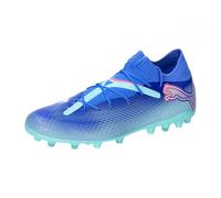 PUMA Unisex Adults Future 7 Pro MG Soccer Shoe, BLUEMAZING-PUMA White-Electric Peppermint, 43 EU