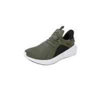 PUMA Softride Carson Sliptech, Road Running Shoe Unisex Adulto, Olive Black White, 40.5 EU