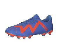 PUMA Future Play FG/AG, Zapatos De Fútbol Unisex Adulto, Blue Glimmer White-Ultra Orange, 44 EU