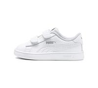 PUMA Unisex Baby Puma Smash v2 L V Inf Sneakers, Puma White-Puma White, 27 EU