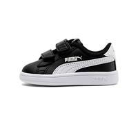 PUMA Zapatillas para bebés Smash 3.0 Leather V, Calzado, Negro, 25