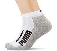 PUMA UNISEX BWT CUSHIONED QUARTER 2P - C: white/grey / black_ T: 43/46