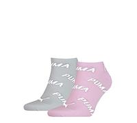 PUMA BWT Sneaker-Trainer Socks (2 Pack) Calcetines, Agua De Rosas, 39-42 Unisex Adulto