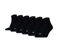 Puma Unisex Calcetines de Cuarto, 6er Paquete - Cuartos Lisos Ecom 6P, Logo, Uni