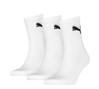 Puma Unisex Calcetines de Deporte,3 Par - Short Crew Calcetines,Tenis,Monocromo