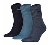 Puma Unisex Calcetines de Deporte,3 Par - Short Crew Calcetines,Tenis,Monocromo