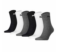 Puma Unisex Calcetines de Deporte,6 Par - Short Crew Calcetines,Tenis,Monocromo