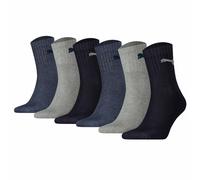 Puma Unisex Calcetines de Deporte,6 Par - Short Crew Calcetines,Tenis,Monocromo