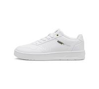 PUMA Unisex Court Classic Zapatillas, Puma White Puma Gold, 43 EU