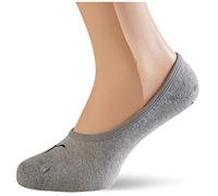 PUMA Calcetines invisibles gris moteado / negro 35-38 gris moteado / negro