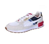 PUMA Graviton Pro, Sneaker Unisex Adulto, Warm White White Club Navy Club Red, 40.5 EU