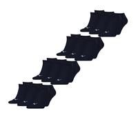 PUMA Unisex Hombre Mujer Calcetines de Deporte Botines Lisos - 12er Paquete