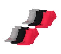 PUMA Unisex Hombre Mujer Calcetines de Deporte Botines Lisos - 6er Paquete