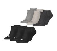PUMA Unisex Hombre Mujer Calcetines de Deporte Botines Lisos - 6er Paquete