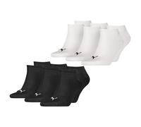 PUMA Unisex Hombre Mujer Calcetines de Deporte Botines Lisos - 6er Paquete
