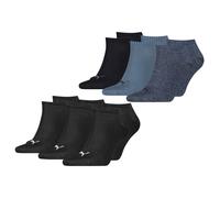 PUMA Unisex Hombre Mujer Calcetines de Deporte Botines Lisos - 6er Paquete