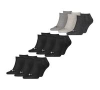 PUMA Unisex Hombre Mujer Calcetines de Deporte Botines Lisos - 9er Paquete