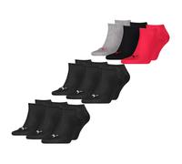 PUMA Unisex Hombre Mujer Calcetines de Deporte Botines Lisos - 9er Paquete