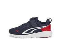 PUMA All-Day Active AC+ PS, Sneaker, Peacoat White High Risk Red, 32 EU
