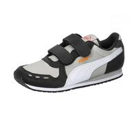 Puma Unisex Kids Cabana Racer Sl 20 V Ps Sneakers, Ash Gray-Puma White-Puma Black, 33 EU