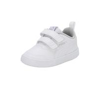 Puma Unisex Kids COURTFLEX V3 V INF Sneaker, Puma Black-Puma Black-Cast Iron, 24 EU