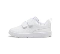 Puma Unisex Kids COURTFLEX V3 V PS Sneaker, Puma White-Puma White-Silver Mist, 35 EU